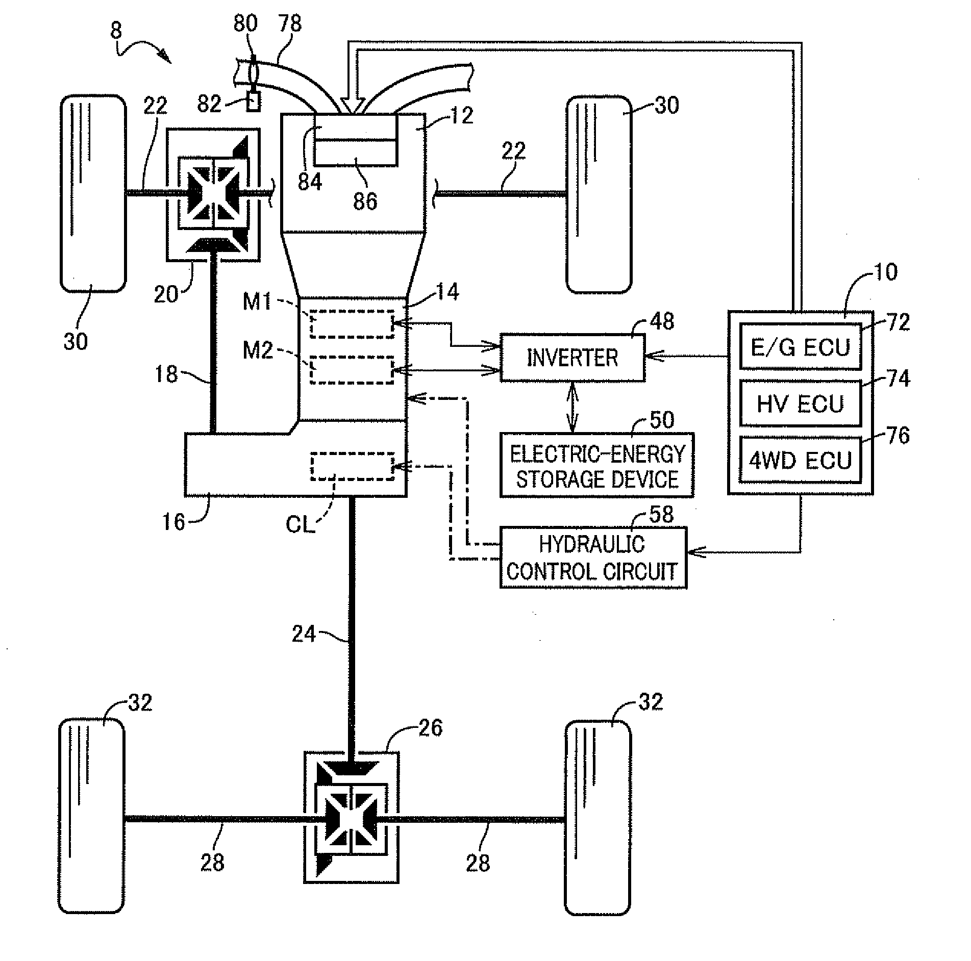 Control apparatus for vehicular drive system