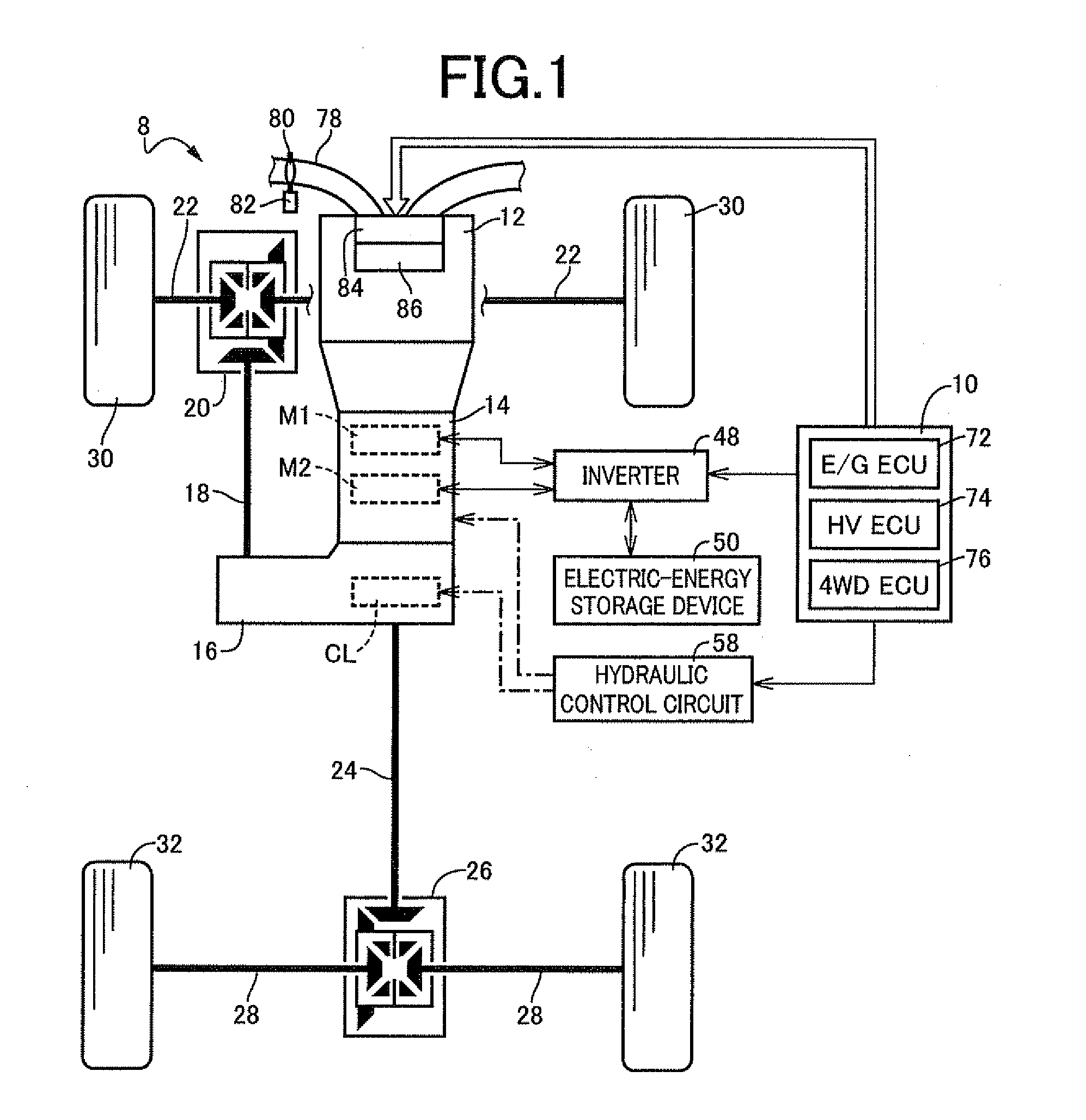 Control apparatus for vehicular drive system