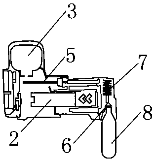 Gas dynamic automatic mouse killing device