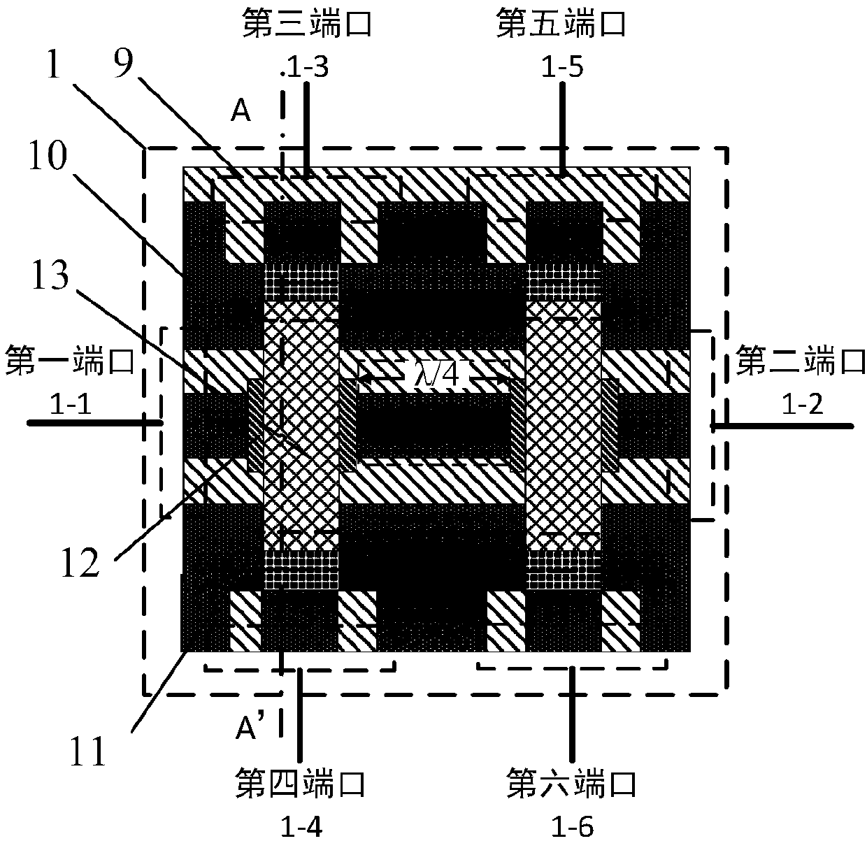 Adaptive radar ratio method fixed clamp micro-nano microwave detecting and demodulating monolithic system