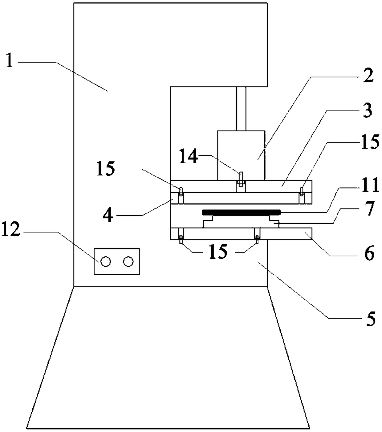 Sampling device and sampling method of geosynthetics biaxial tensile test