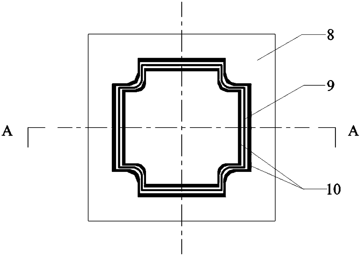 Sampling device and sampling method of geosynthetics biaxial tensile test