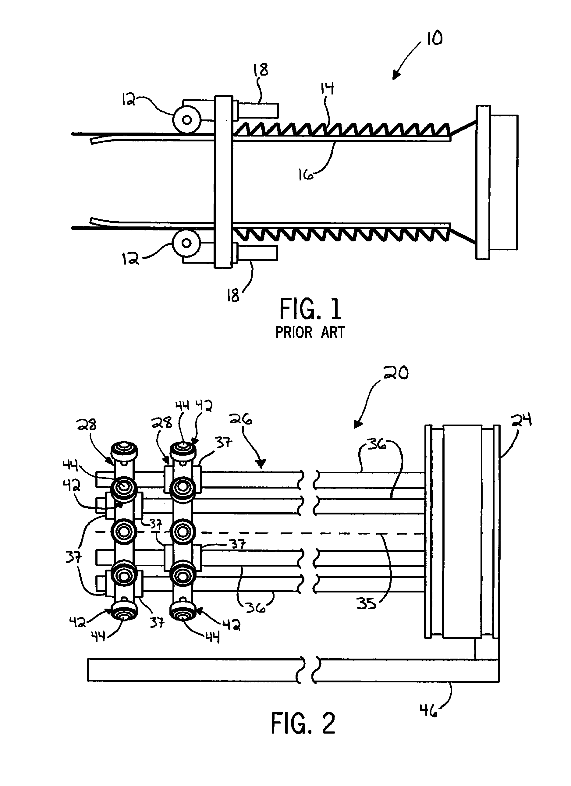 System for moving and storing a conduit for supplying air to an aircraft