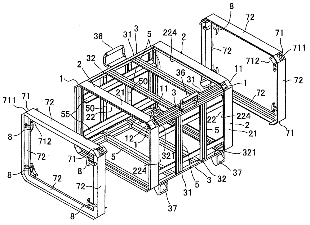 Rack for equipment storage