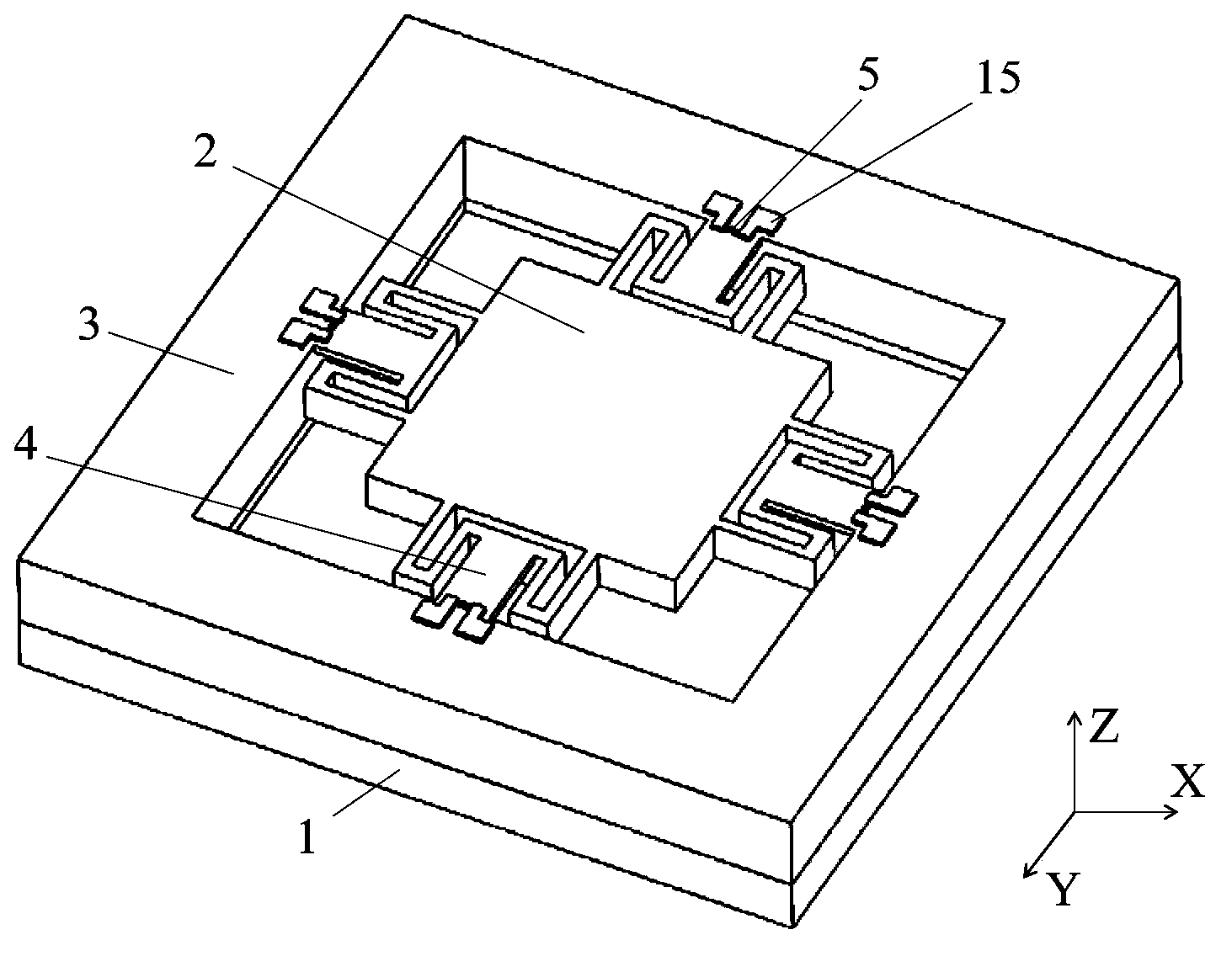 Novel micro-accelerometer based on mesoscopic piezoresistive effect