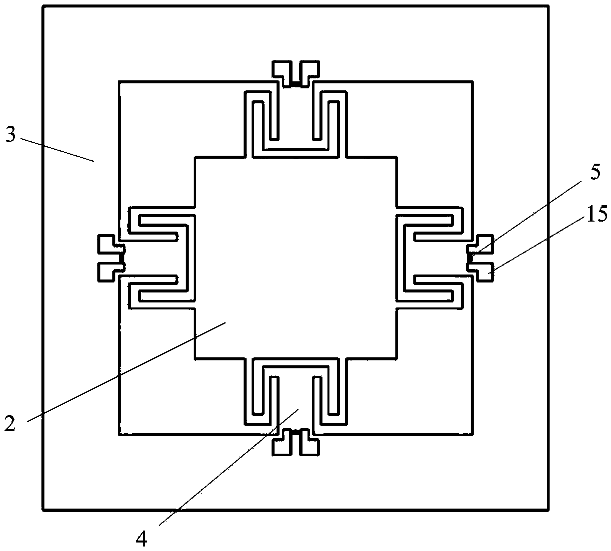 Novel micro-accelerometer based on mesoscopic piezoresistive effect