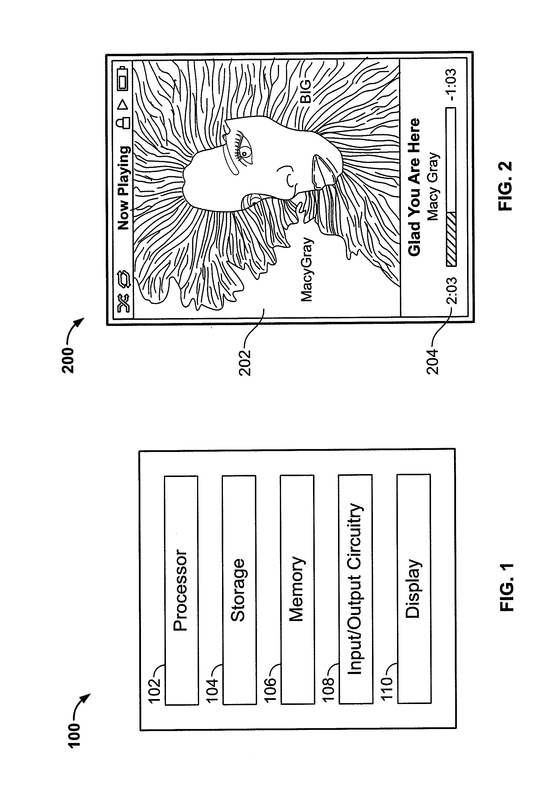 Contextual menus in an electronic device