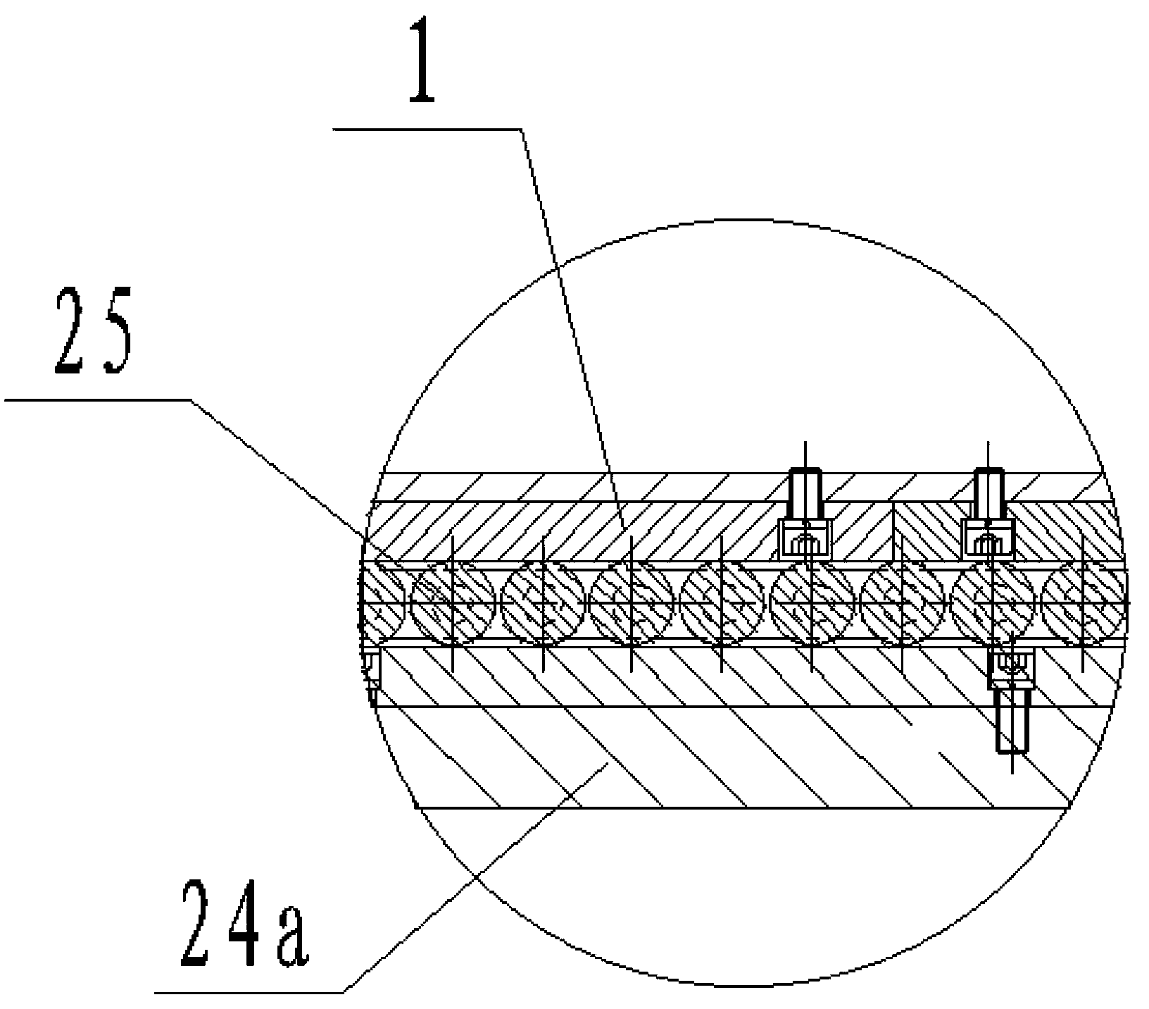 Three-direction loading large-scale three-dimensional analog simulation test counterforce system