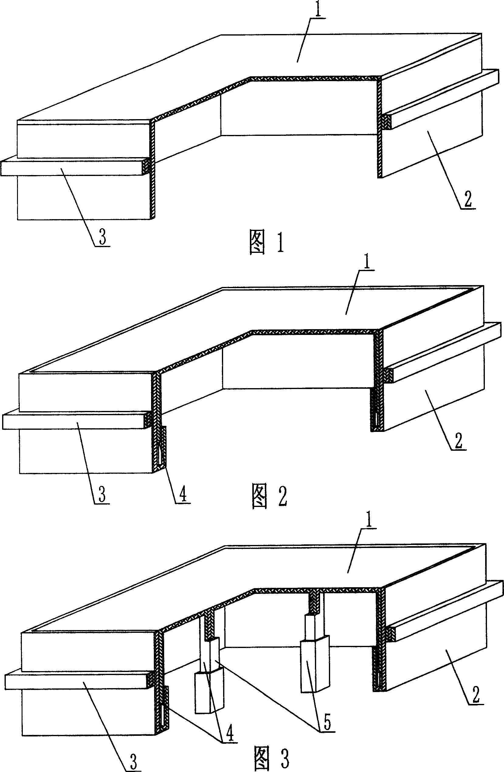 Opening box for concrete structure