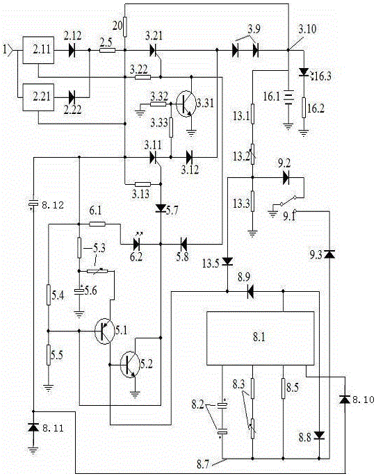 Low-carbon silicon controlled rectifier type environmentally friendly charger