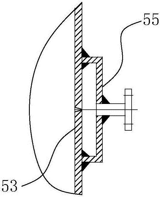 Air valve air intake performance test device and test method