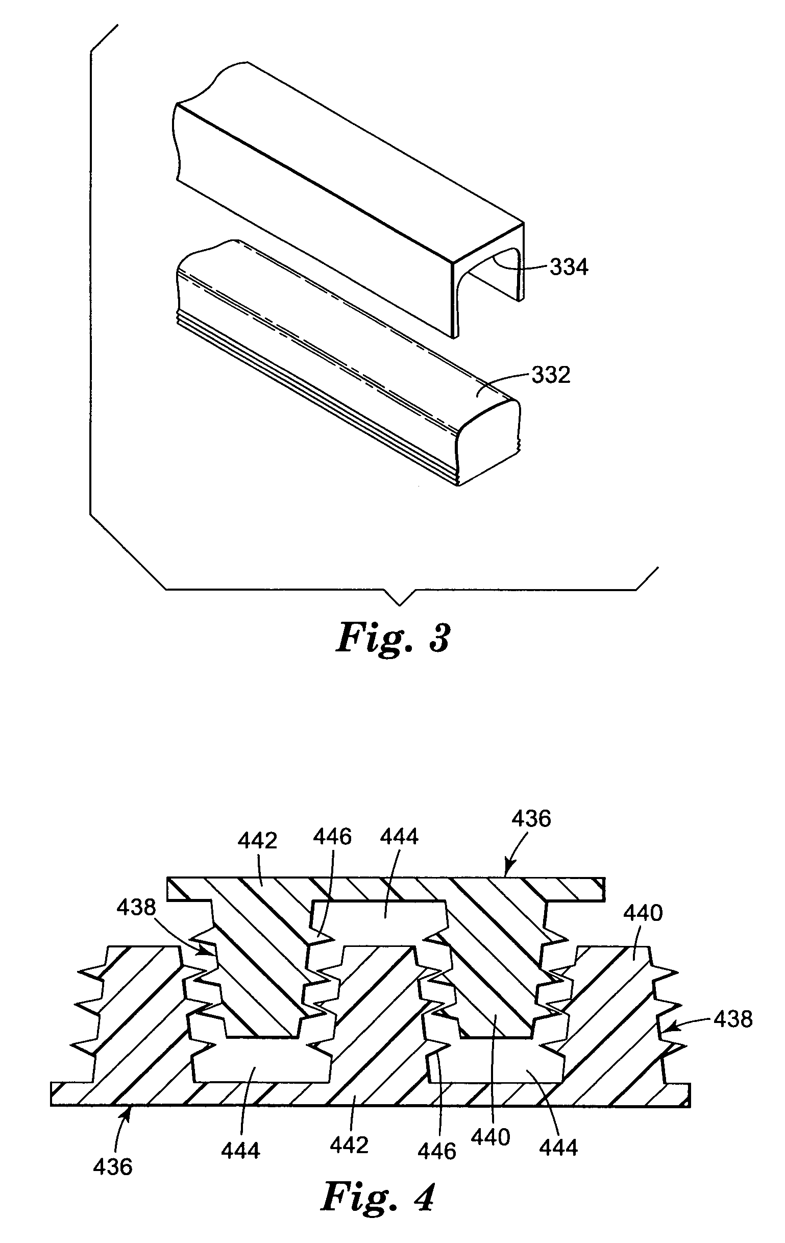 Curable mechanical fasteners