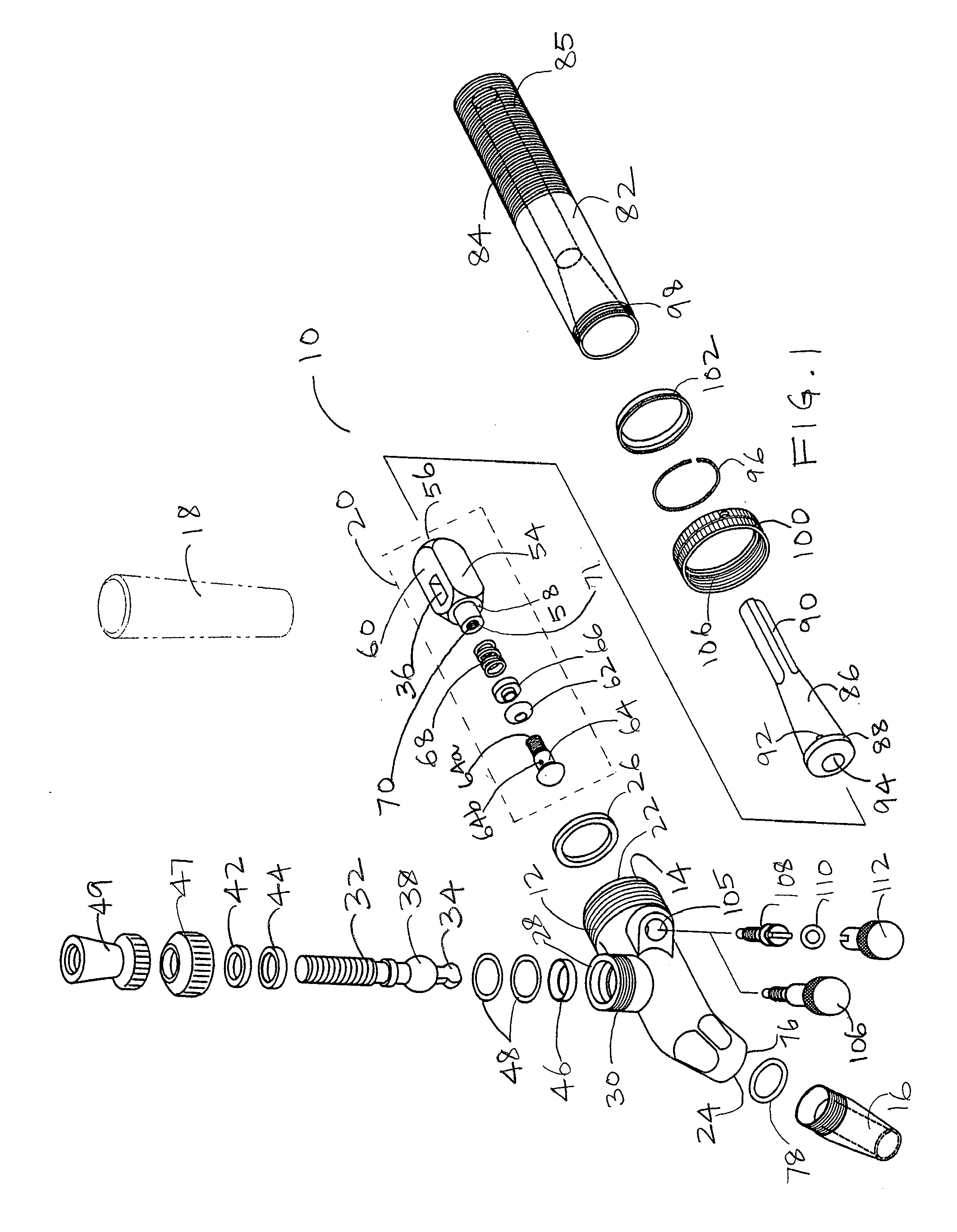 Sanitary faucet with improved flow restriction feature and foam control feature