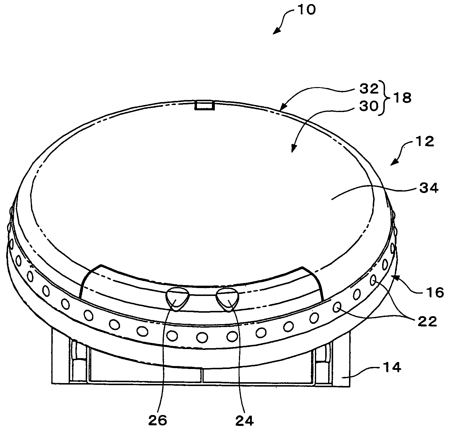 Input device, game machine, simulated percussion instrument, and program