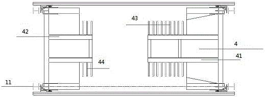 Stereoscopic parking equipment with comb tooth structure parking places