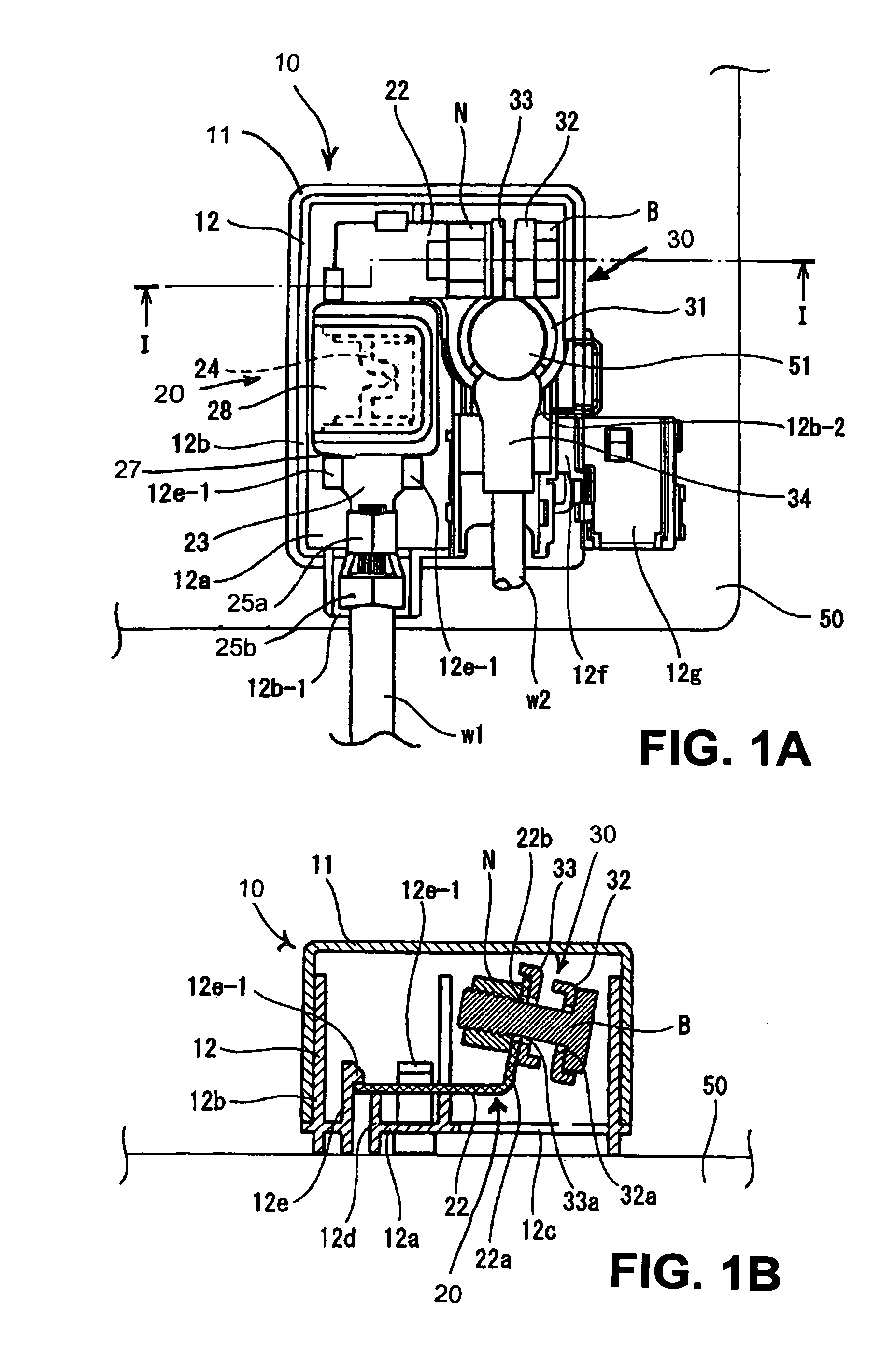 Fusible link and battery fuse unit containing the fusible link