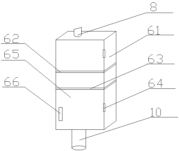 Rainwater purifying integrated equipment of enterprise plant