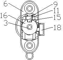 Crescent lock for door or window