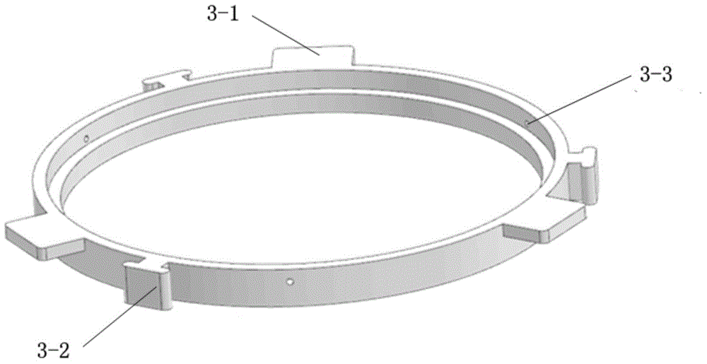 Axial macro-micro adjusting device for optical element in photoetching projection objective lens system