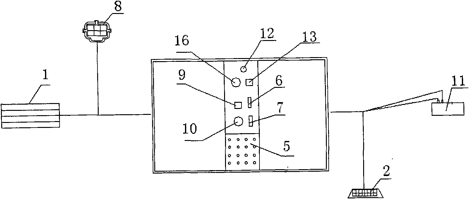 Simple whole machine diagnostic unit of electric control diesel engine