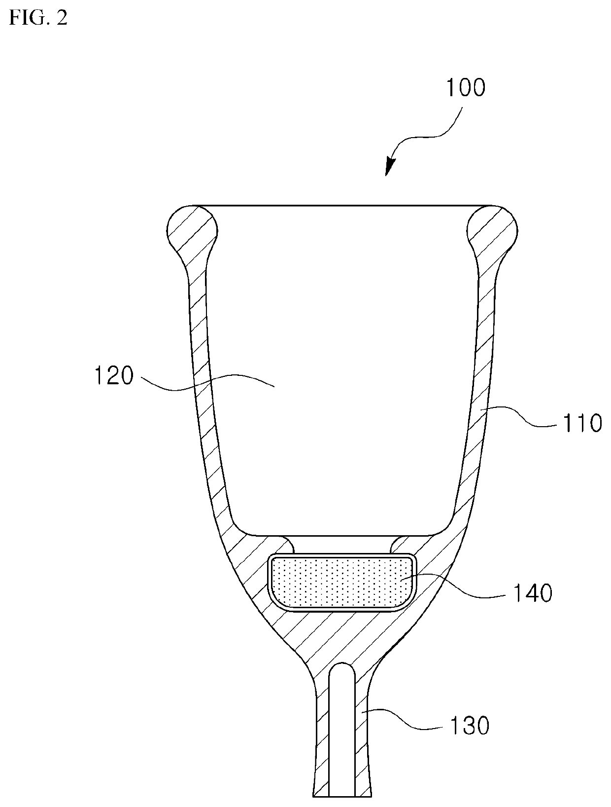 Menstrual cup having blood test cartridge