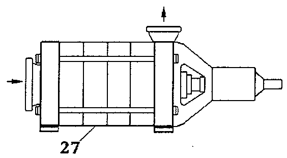 Tower type solar energy-wind energy seawater vaporization water production apparatus