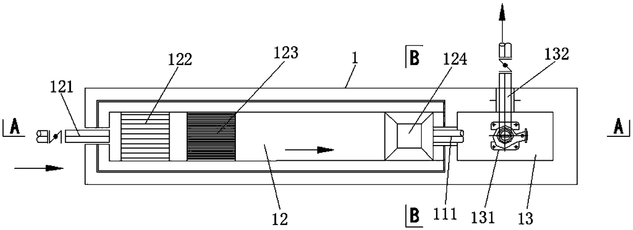 Reinforced aeration artificial wetland for treating domestic sewage