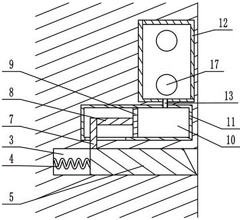 Safety door with door locking reminding function