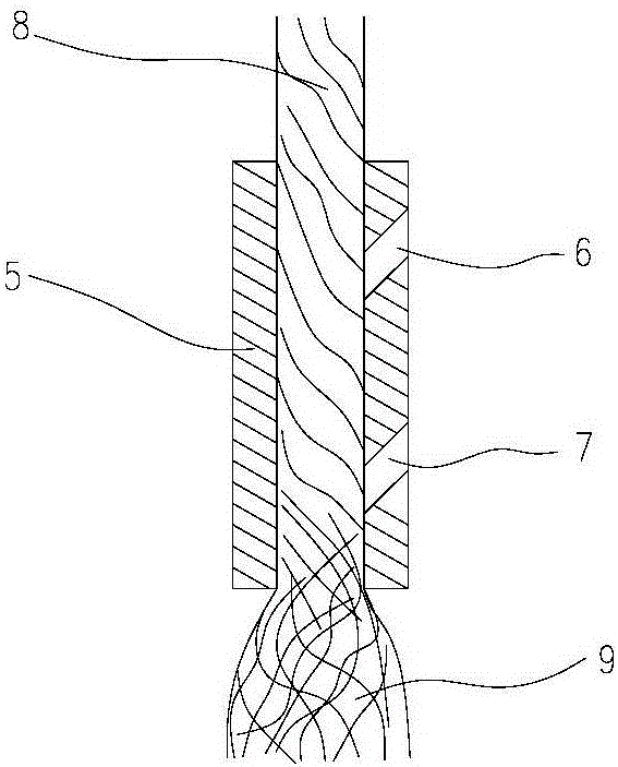 Airflow dispersion and forming method and equipment for continuous functional fiber bundles