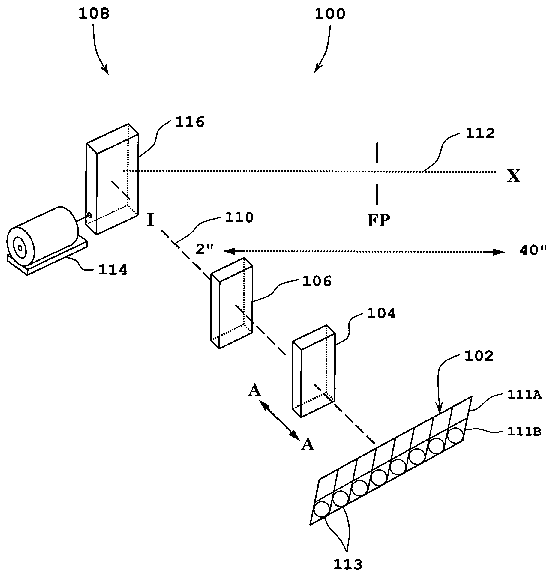 Arrangement and method of imaging one-dimensional and two-dimensional optical codes at a plurality of focal planes