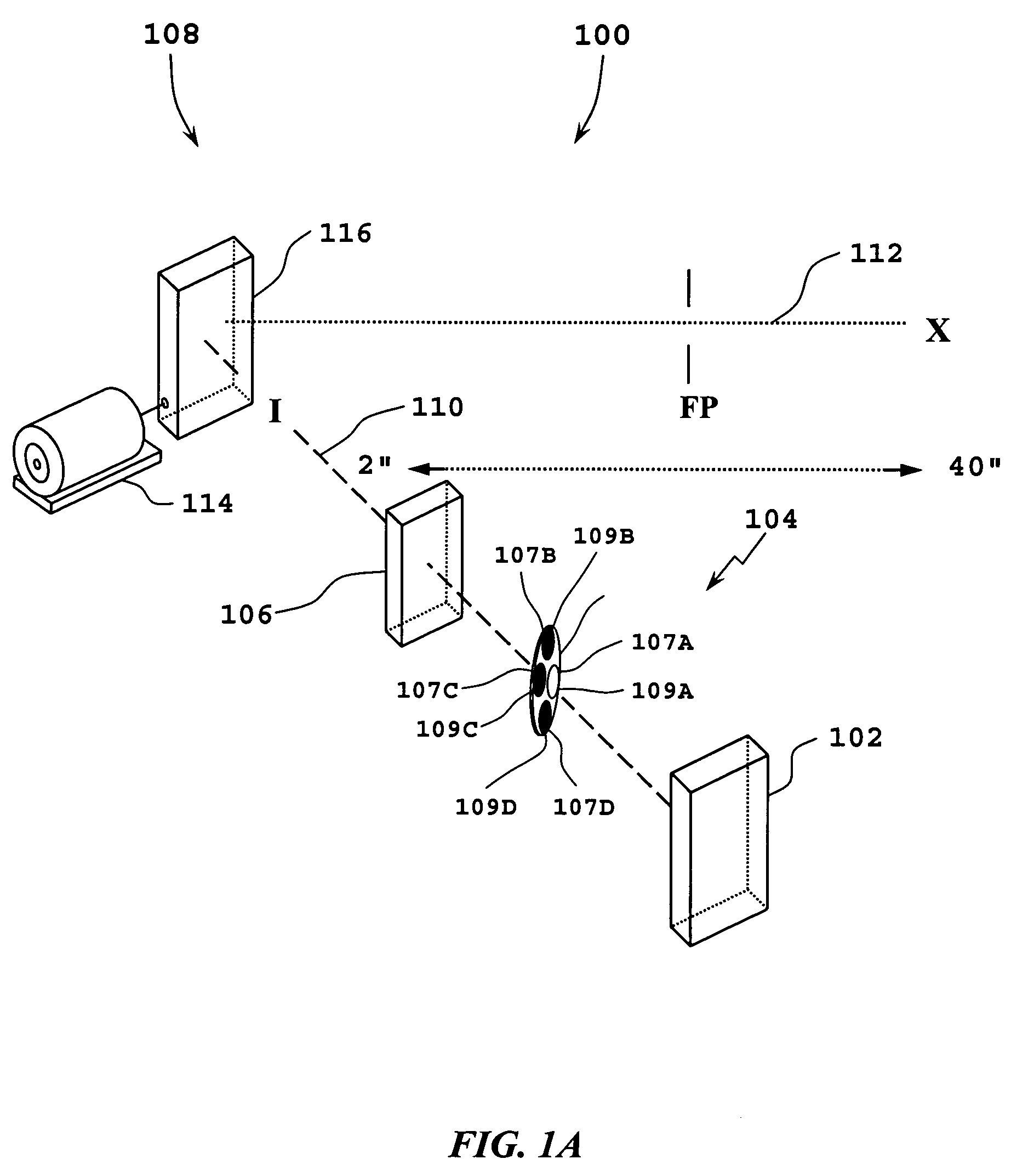 Arrangement and method of imaging one-dimensional and two-dimensional optical codes at a plurality of focal planes