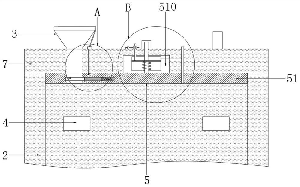 Asphalt paving device with air pressure adjusting mechanism for building construction