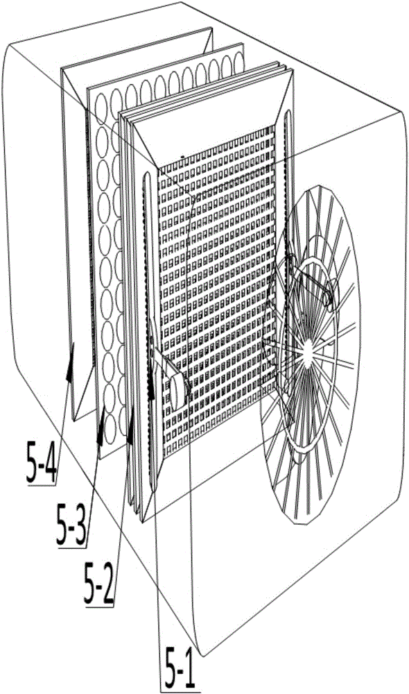 Large commercial air exchanger and automatic control system thereof