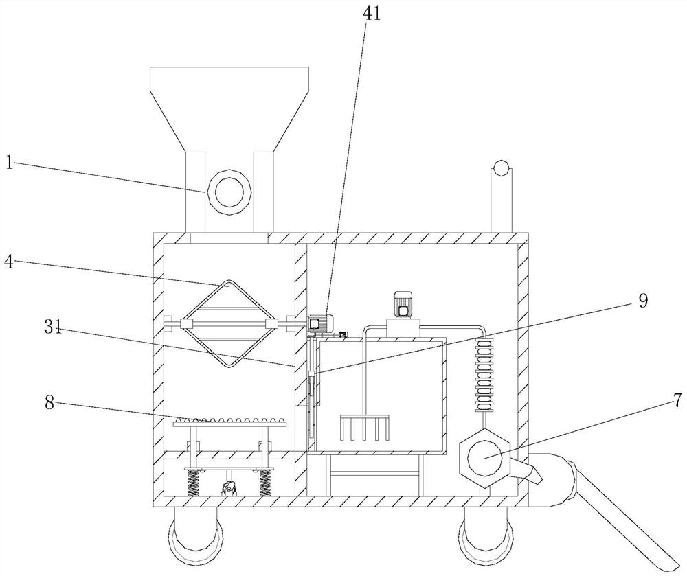 Industrial floor leveling device