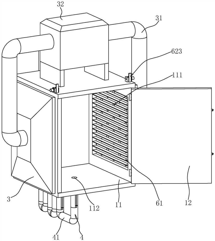 Hot air circulating oven