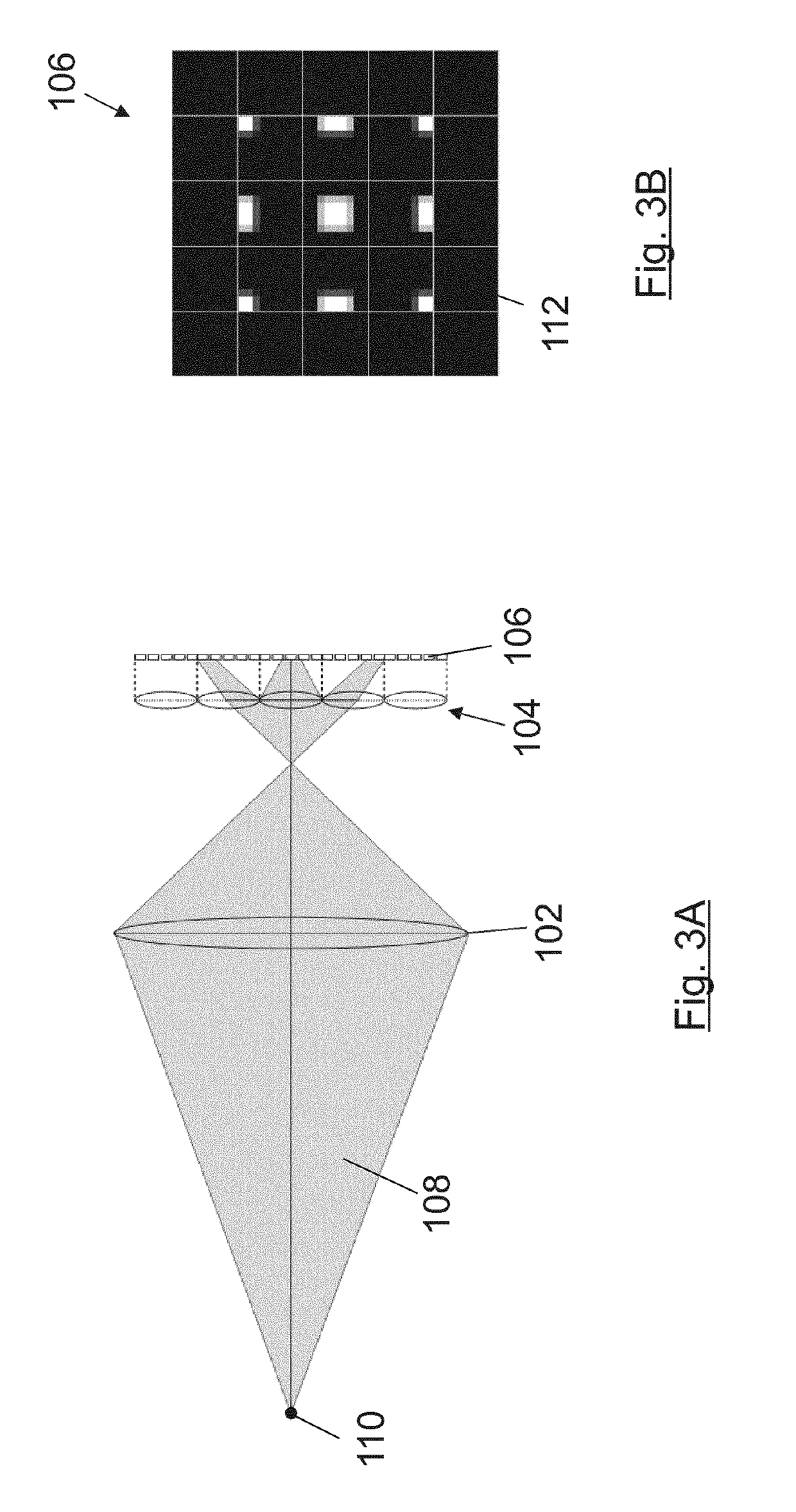 Device and method for obtaining distance information from views