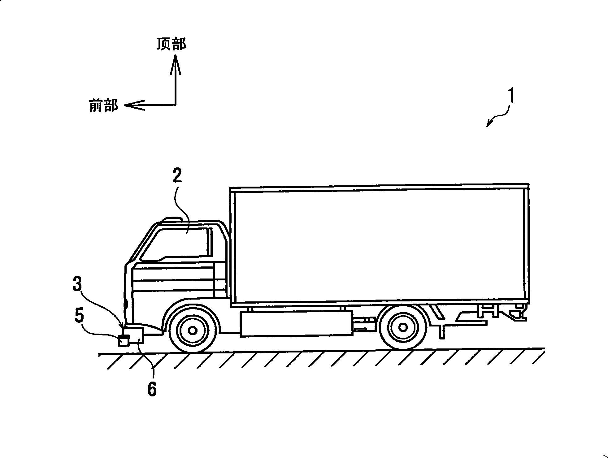 Underrun protector mounting structure of vehicle