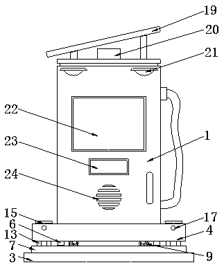 Vehicle identification automatic charging charging pile