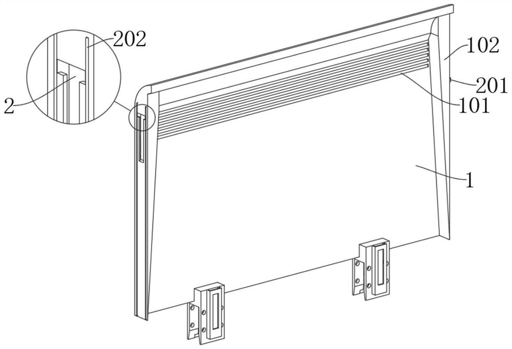 Environment-friendly sound absorption and noise reduction barrier based on municipal bridge