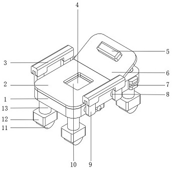 Clinical detection and monitoring device for intensive care medicine