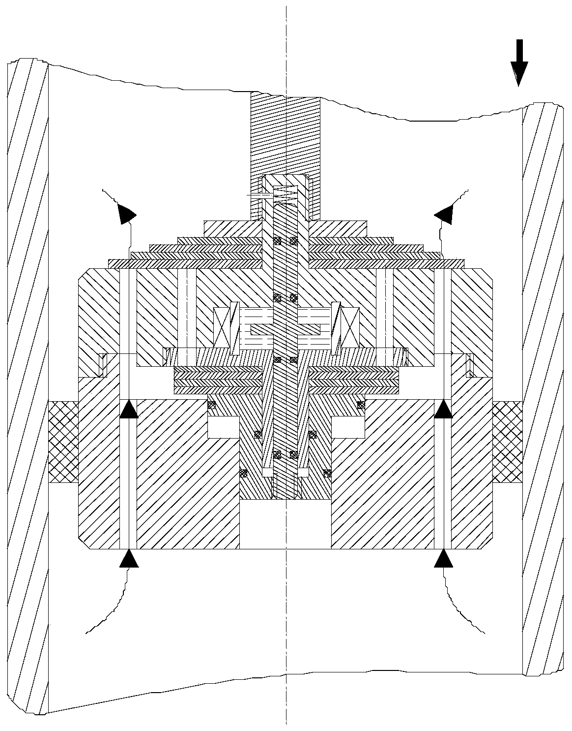 Magnetorheological fluid one-way damping regulation valve