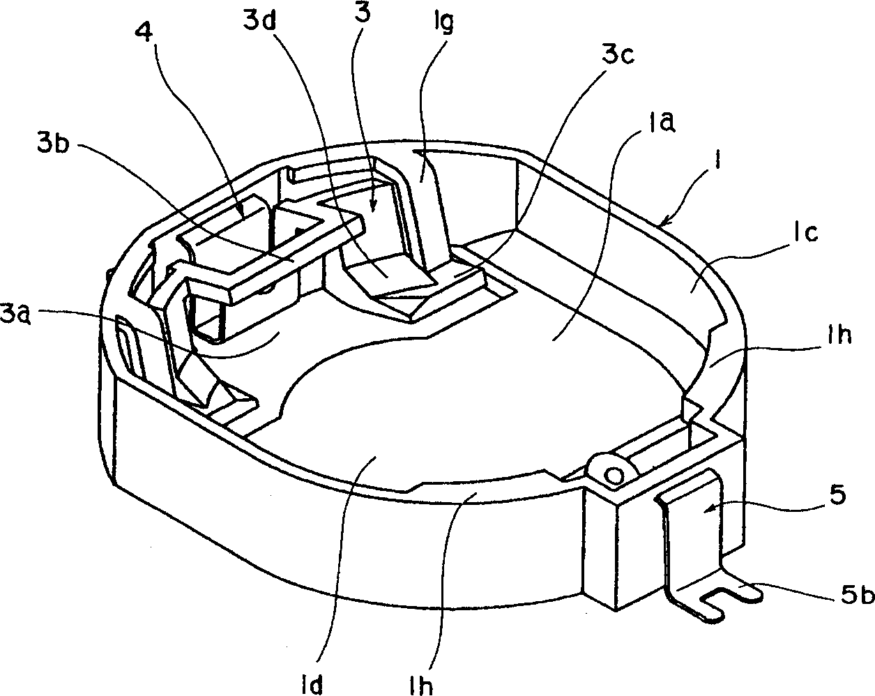 Battery holding unit