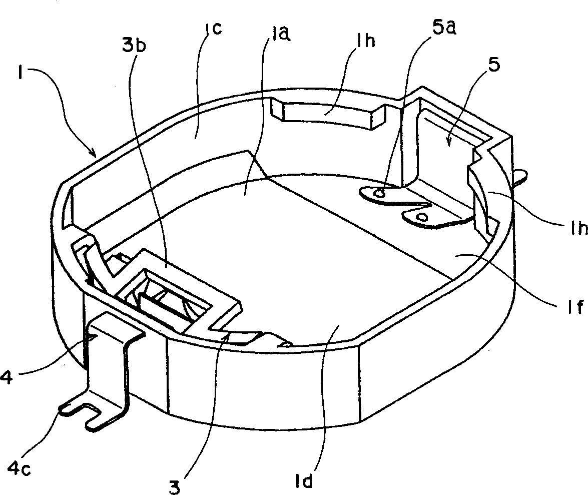 Battery holding unit