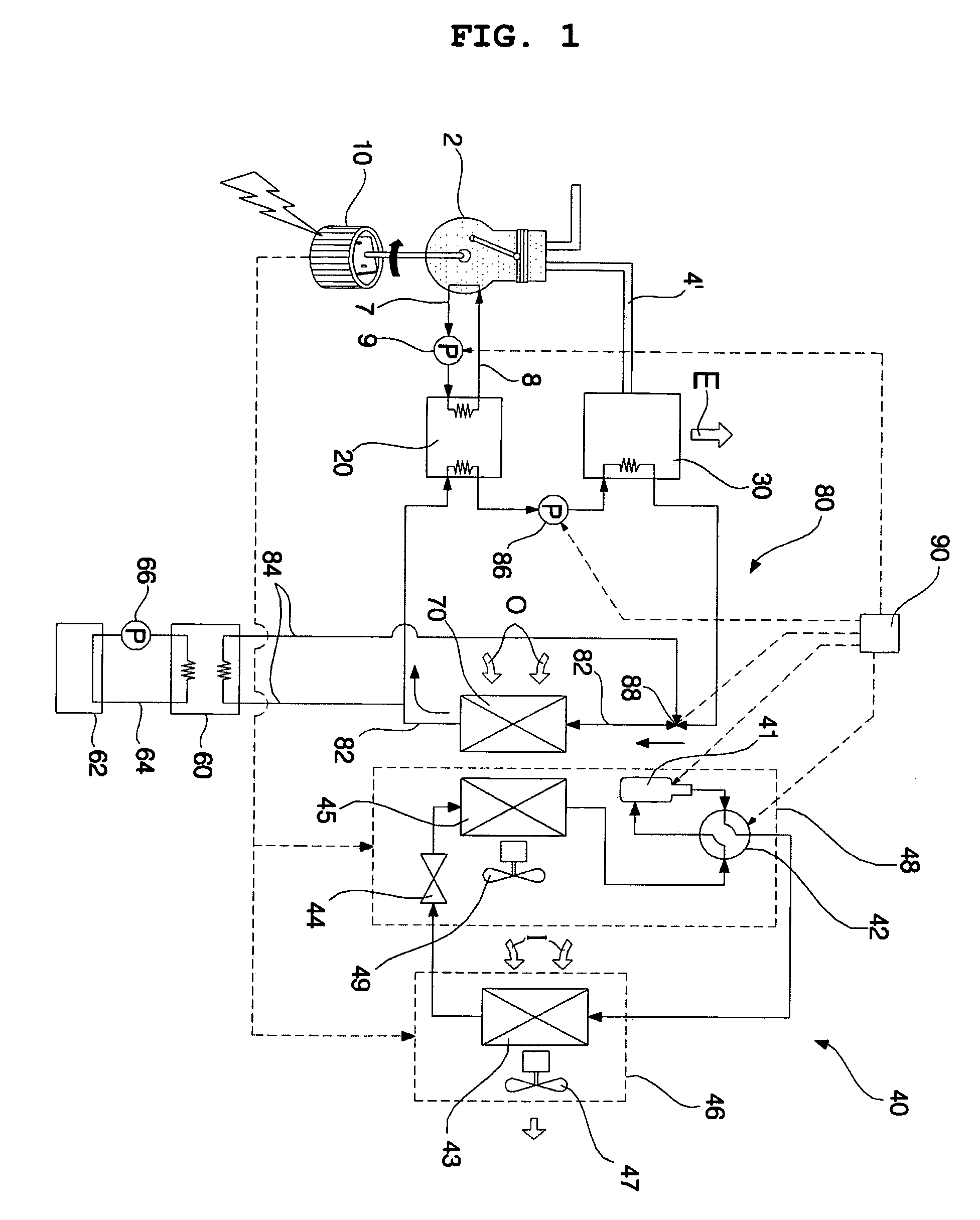 Electricity generating and air conditioning system with water heater