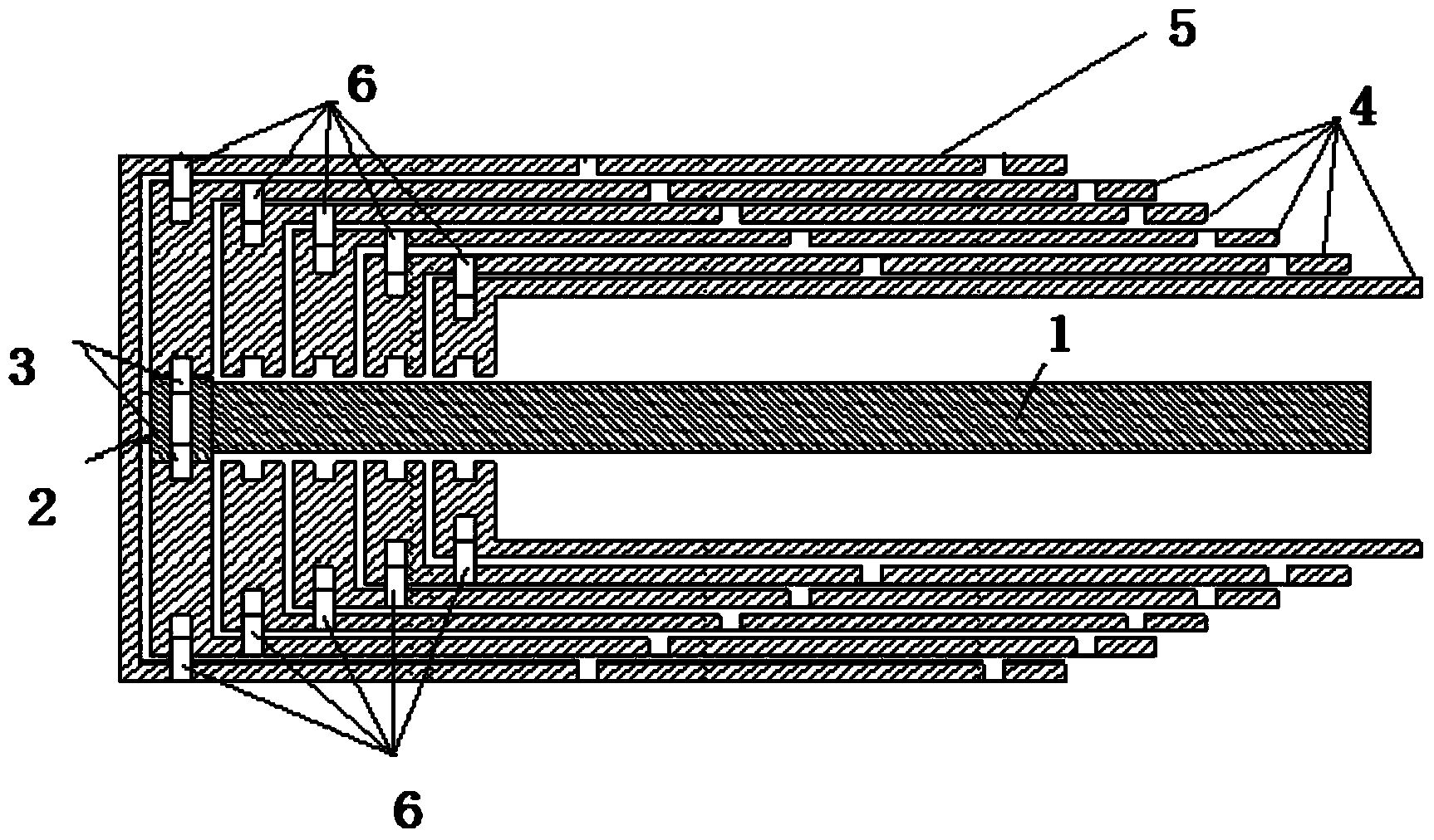 Single-cylinder plug pin type telescopic arm, crane and telescoping method of single-cylinder plug pin type telescopic arm