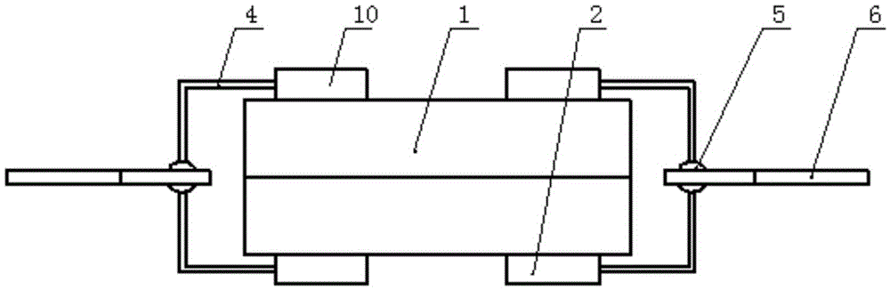 Fixedly-installed rapid handling apparatus for distribution transformer main switch and method