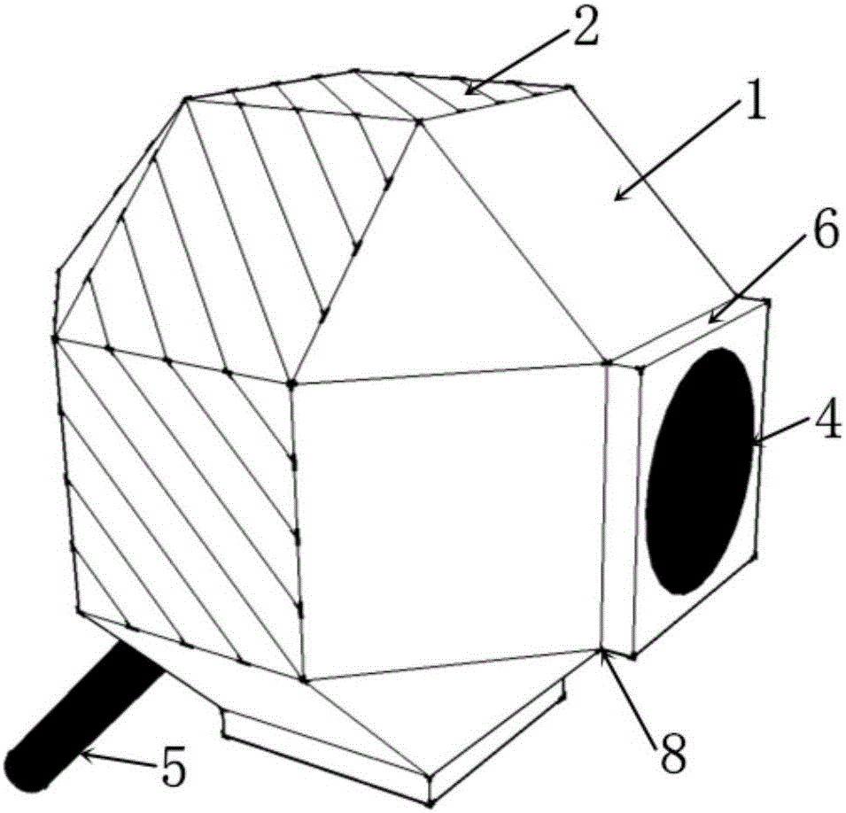 Mini three dimensional effective stress box and test method of the same