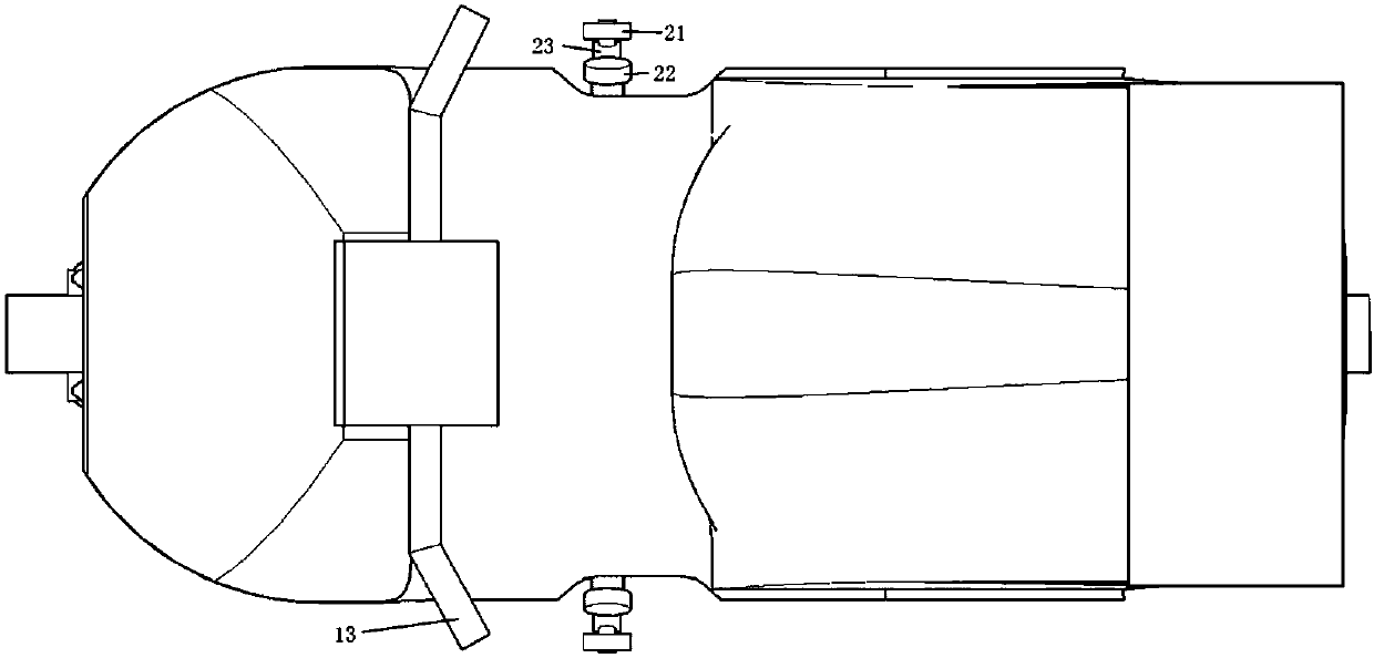 Electric pedal motor with auxiliary wheels