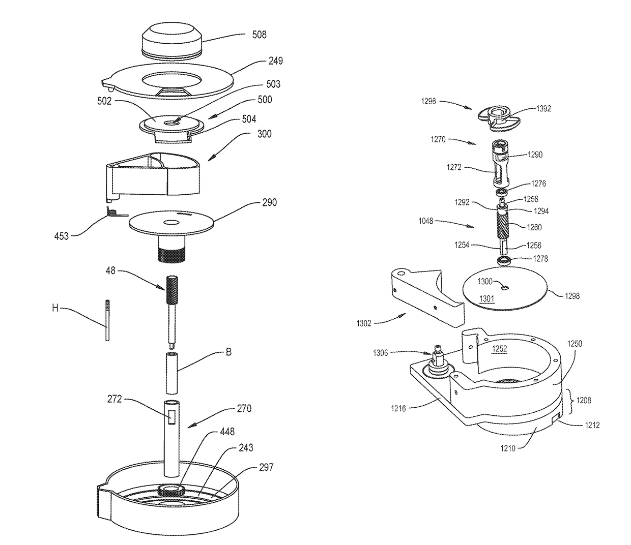 Bone cleaning assembly with a rotating cutting flute that is surrounded by a rotating shaving tube