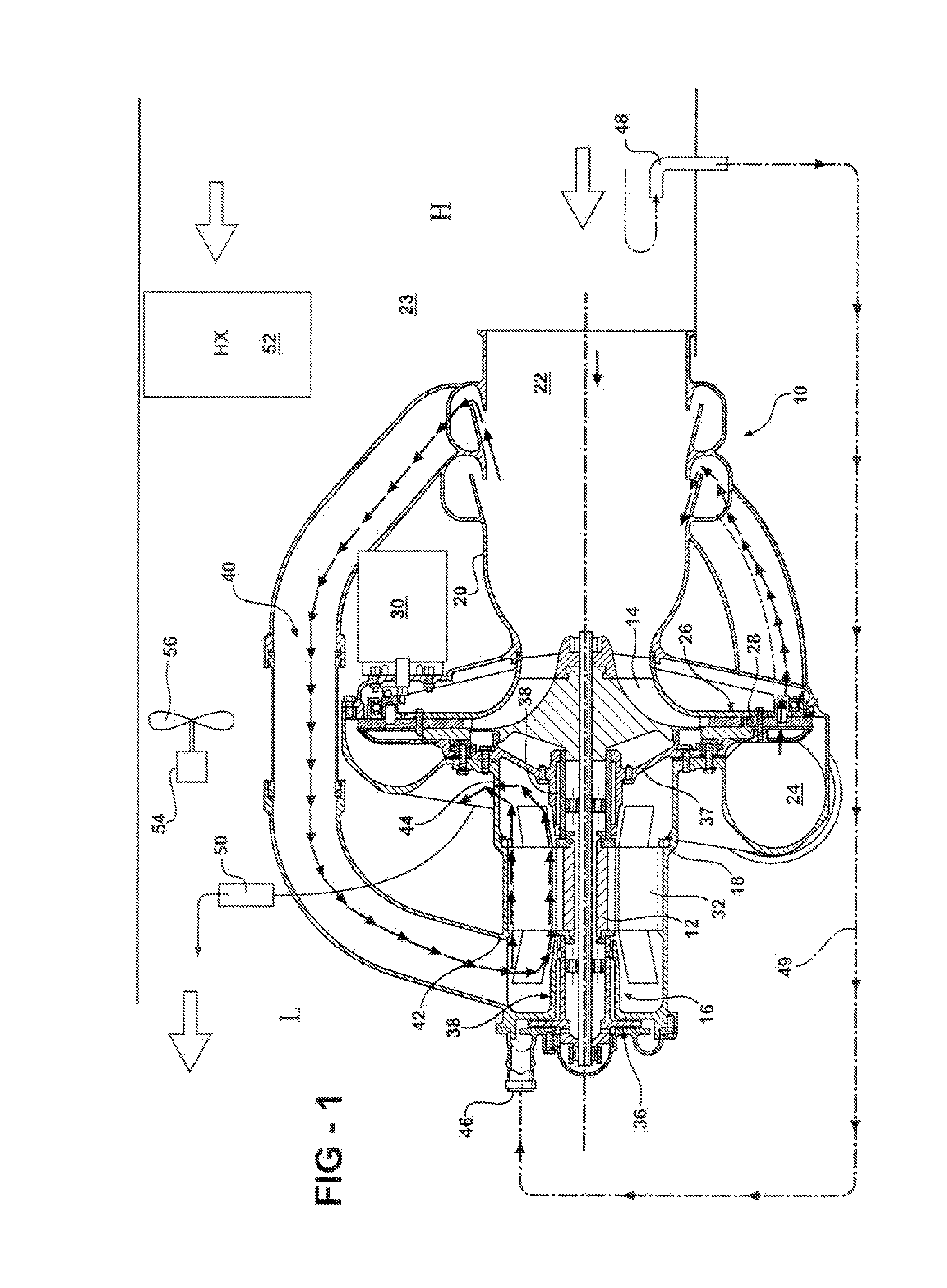 Air bearing and motor cooling